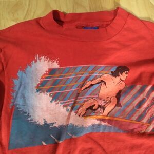 Vintage 80s Ocean Pacific Surfer Surfing Long Sleeve T-Shirt
